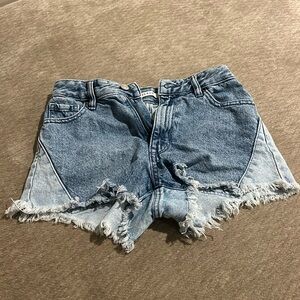 High rise festival Jean shorts